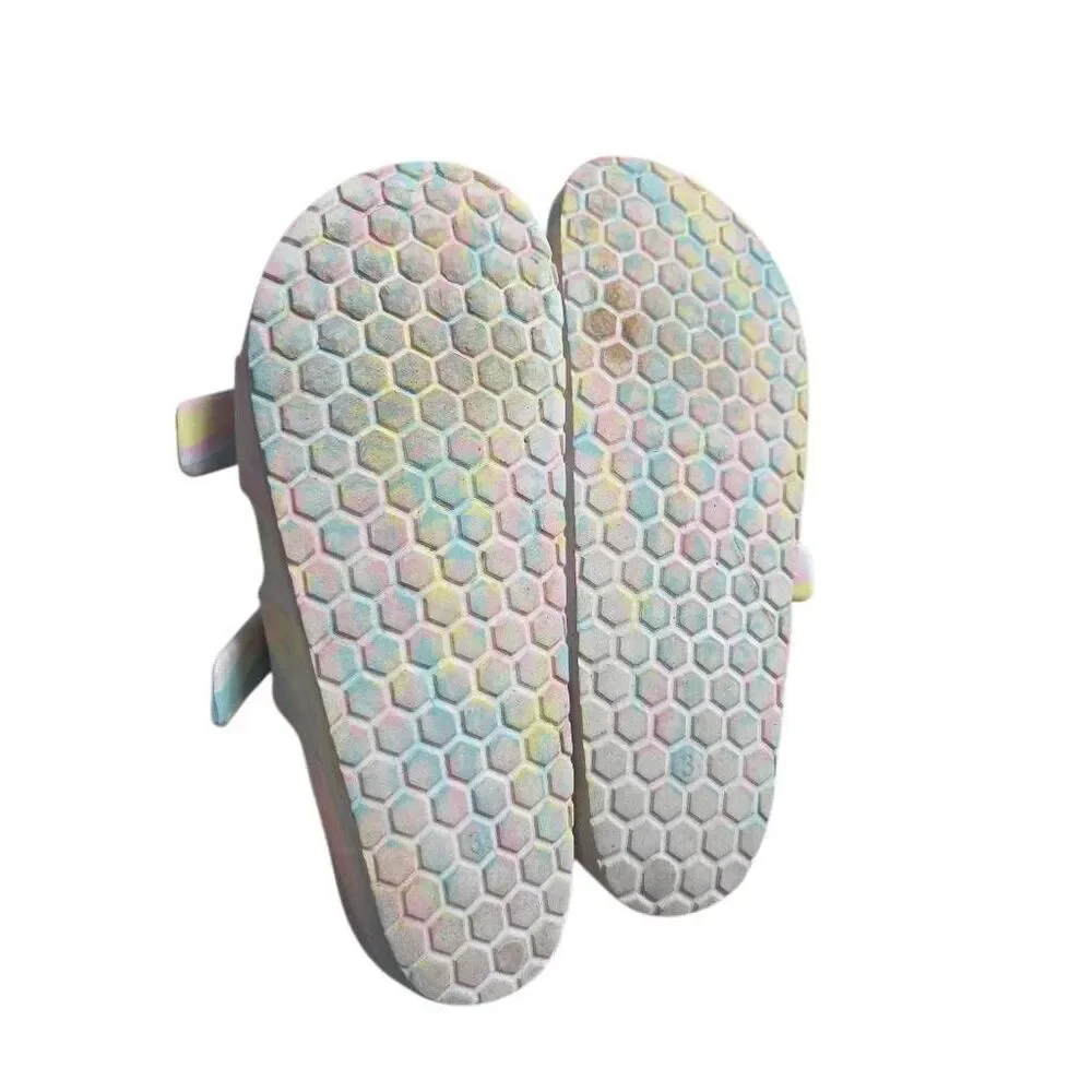 Cat & Jack rainbow sandals 3
